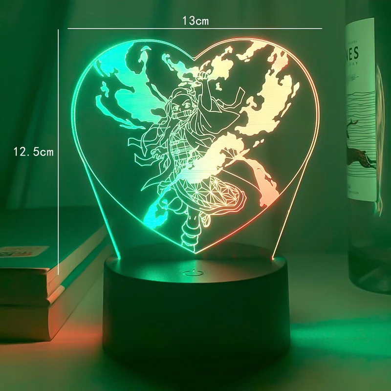 Demon Slayer Kamado Nezuko Nacht Licht Anime Lampe