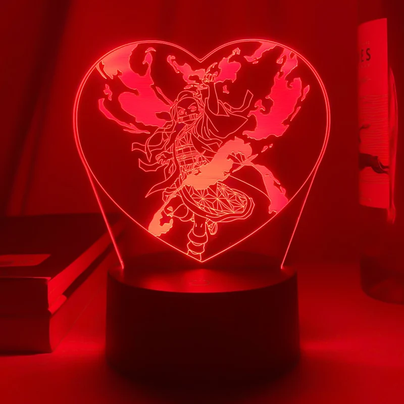 Demon Slayer Kamado Nezuko Nacht Licht Anime Lampe