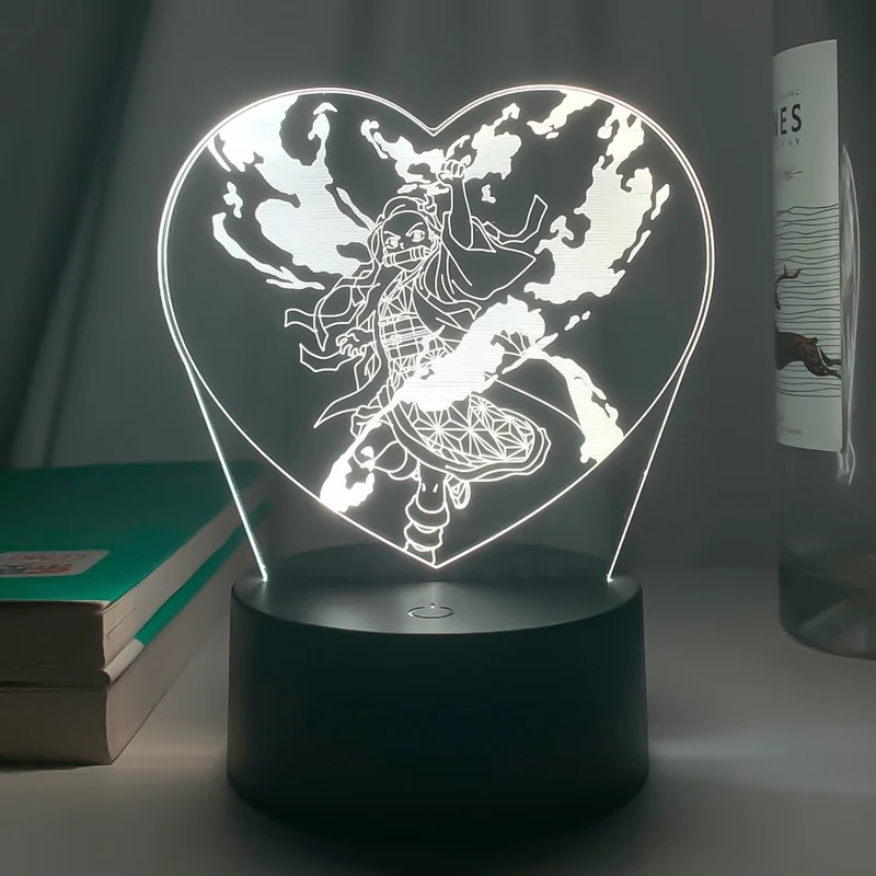 Demon Slayer Kamado Nezuko Nacht Licht Anime Lampe