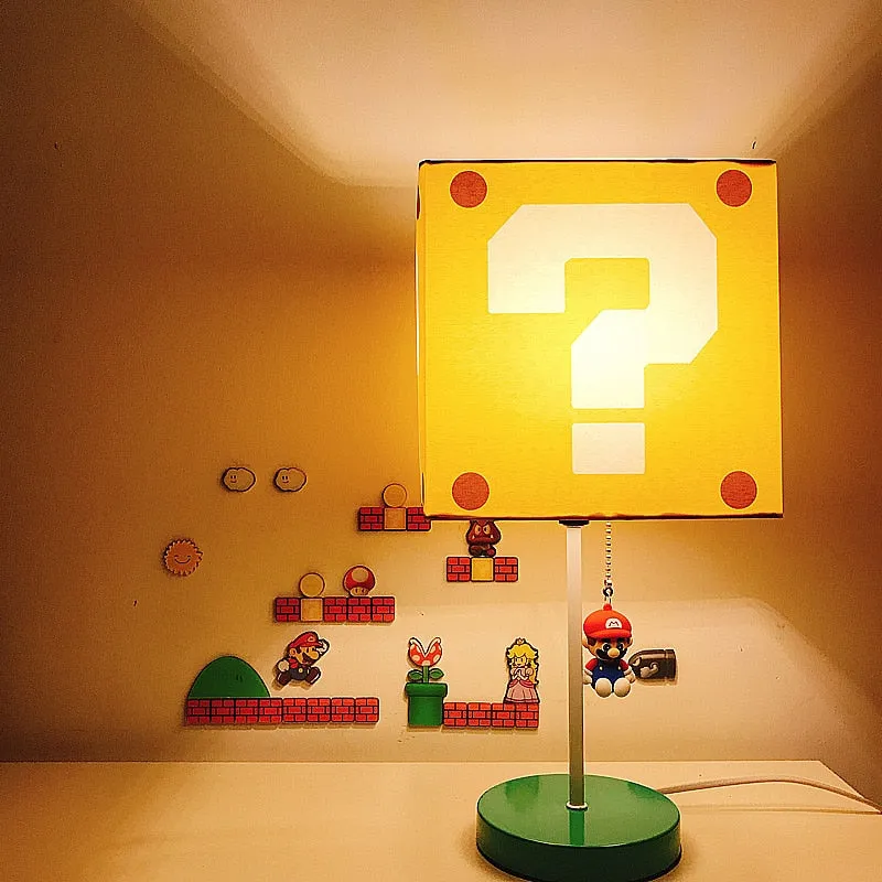 Super Mario LED Fragezeichen Nacht Licht Lampe