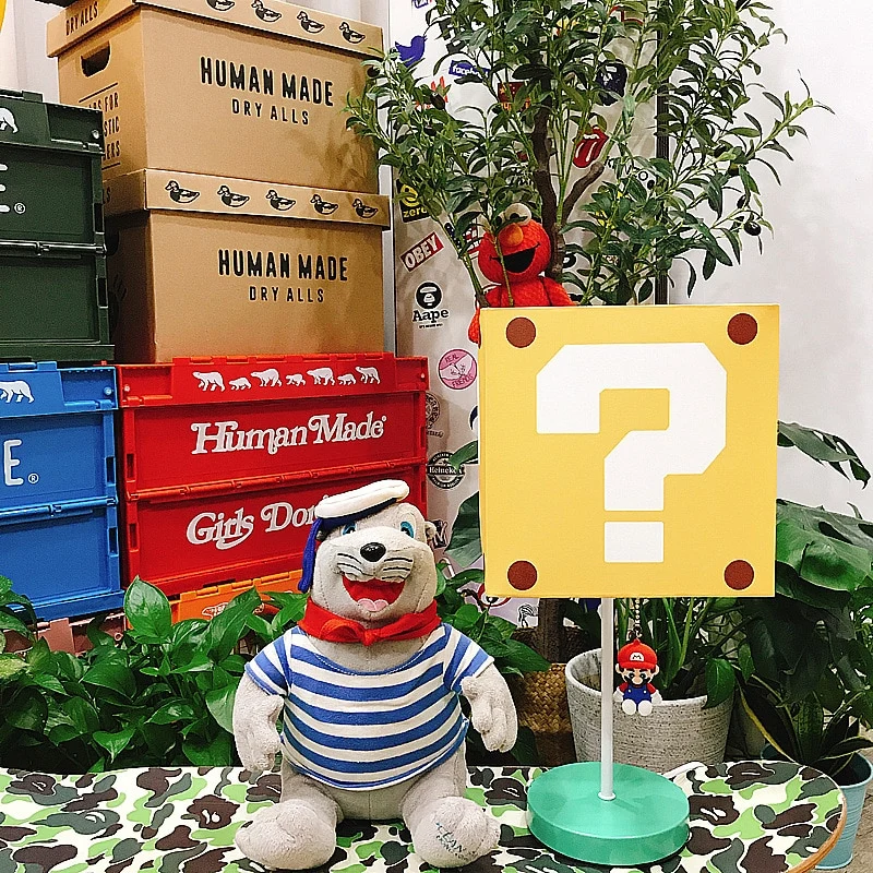 Super Mario LED Fragezeichen Nacht Licht Lampe