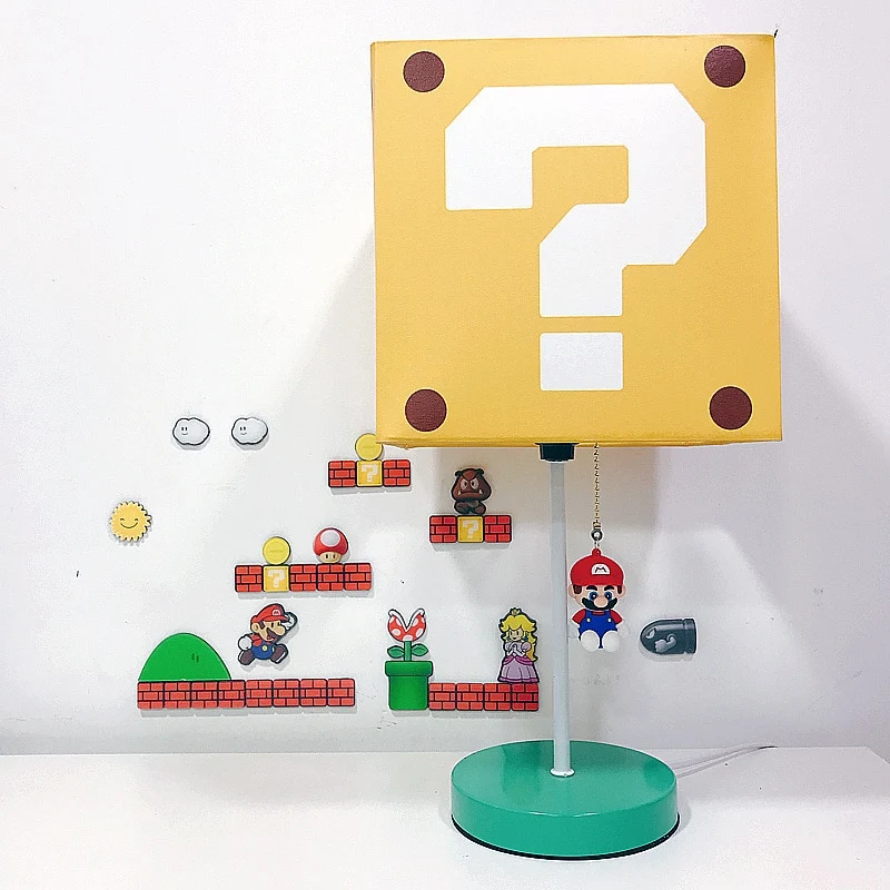 Super Mario LED Fragezeichen Nacht Licht Lampe