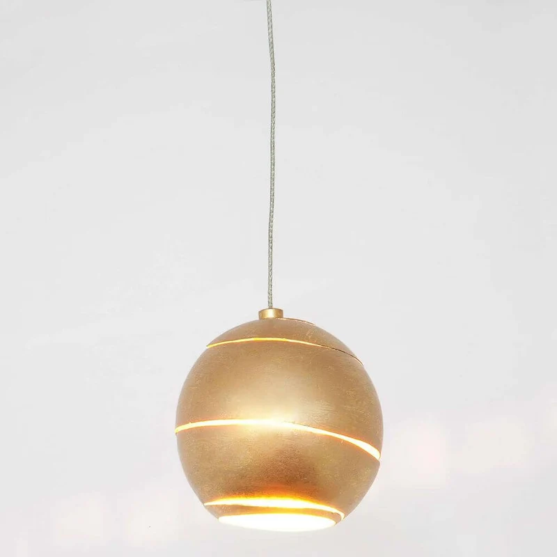 Pendelleuchte Suopare Eisen Gold