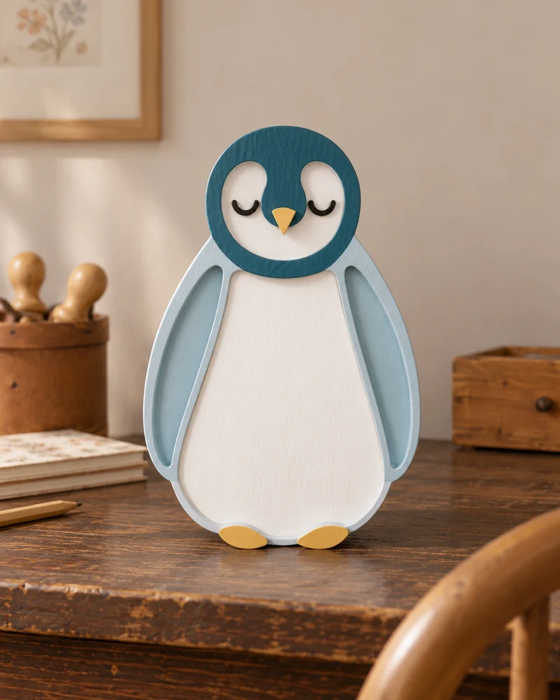 Little Lights Crafty Kit – DIY Wooden Penguin