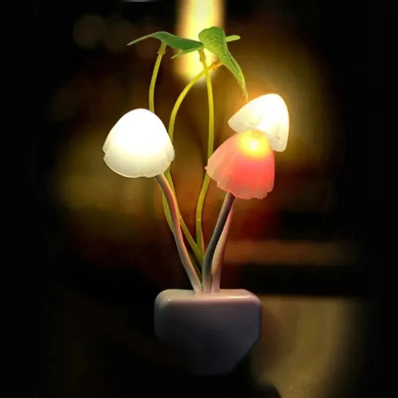 Veilleuse champignon sur prise