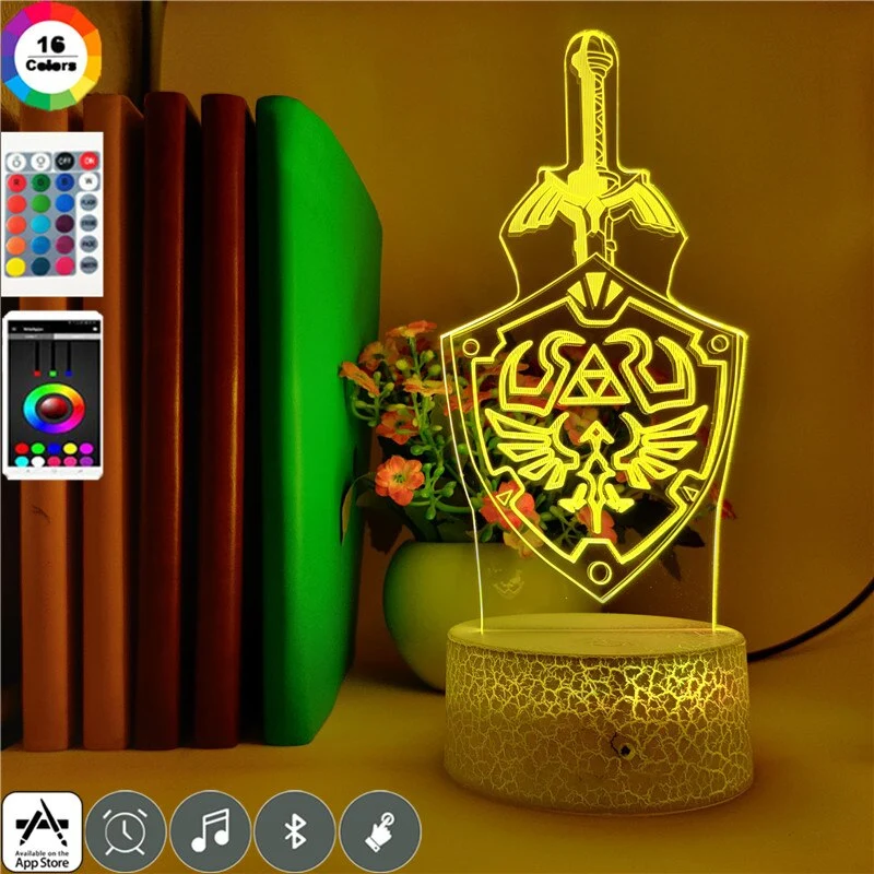 Zelda Nachtlicht mit Farbwechsel Effekt