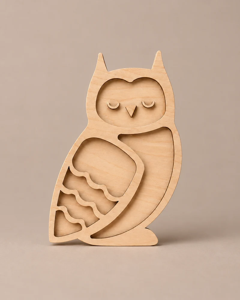 Little Lights Crafty Kit – DIY Wooden Owl