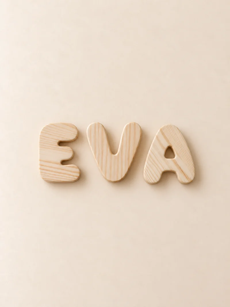 Wooden Bubble Letters | Create Your Own Name