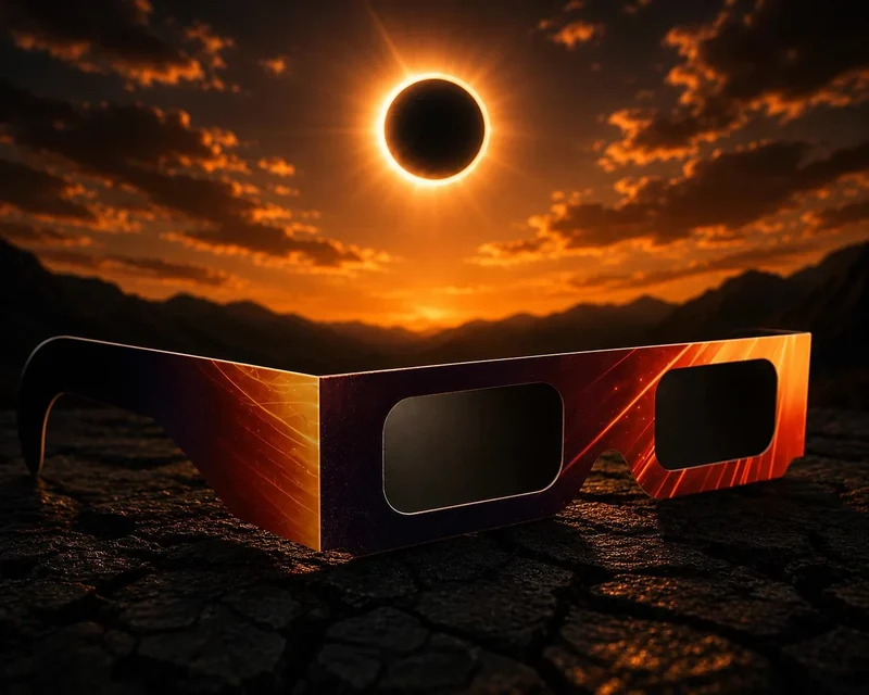Sonnenfinsternis Brille ISO 12312-2:2015 CE 45mm Sonnenbeobachtung Schutzbrille
