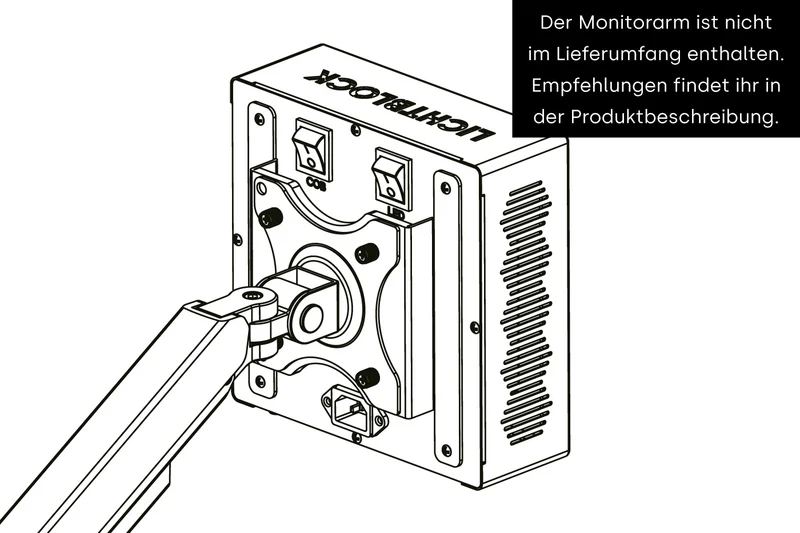 Uno 2 - VESA 75 Adapterplatte