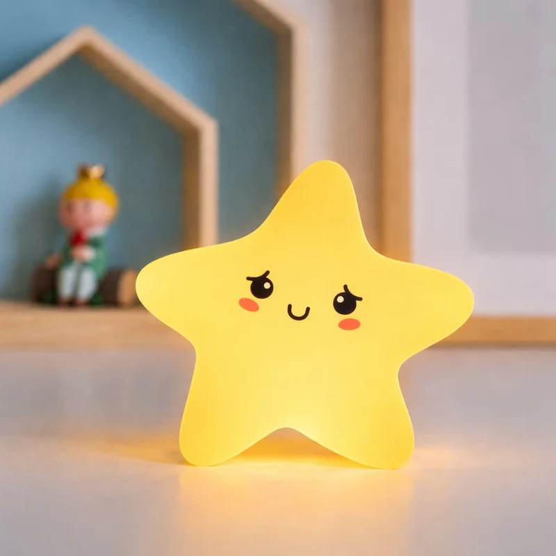 Veilleuse étoile murale en silicone - TwinkLight
