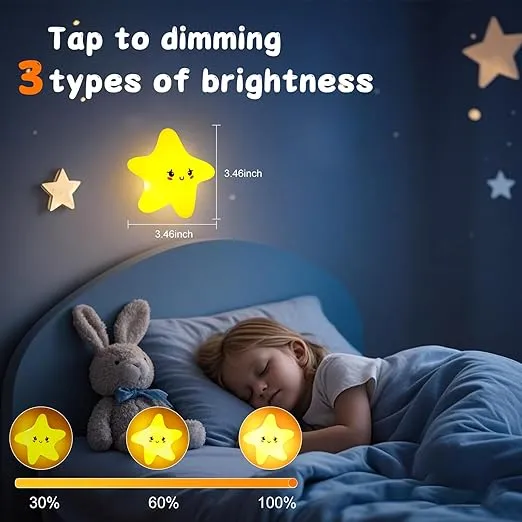 Veilleuse étoile murale en silicone - TwinkLight