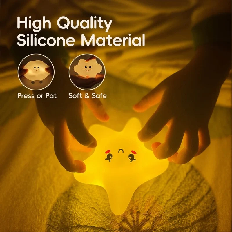 Veilleuse étoile murale en silicone - TwinkLight