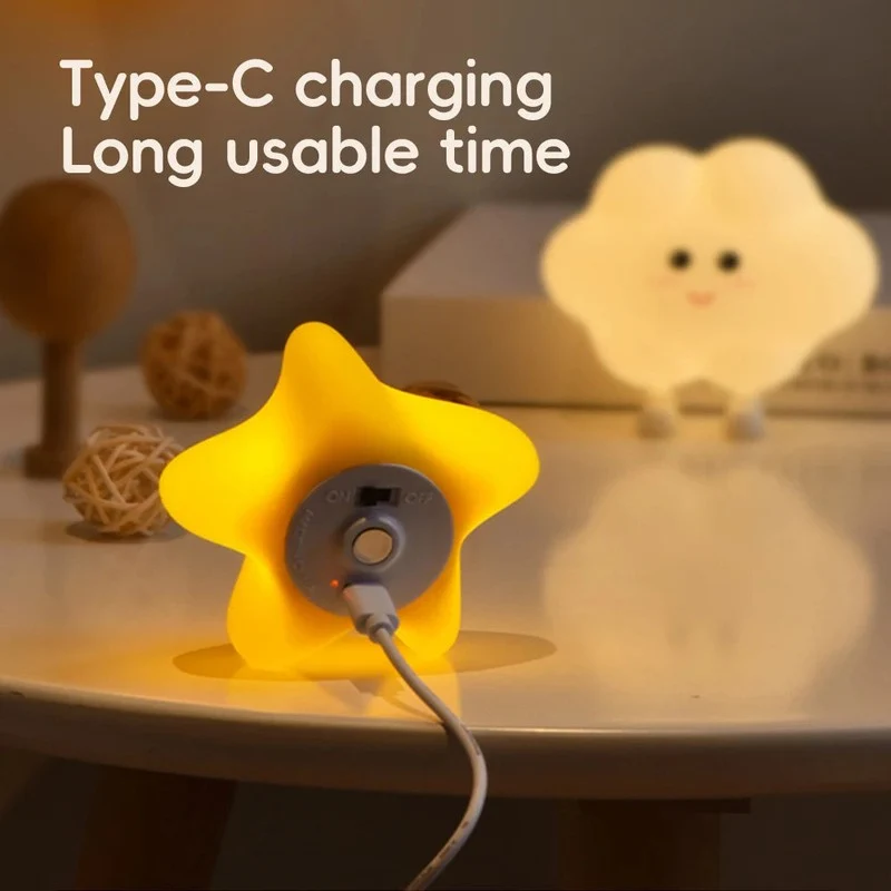 Veilleuse étoile murale en silicone - TwinkLight