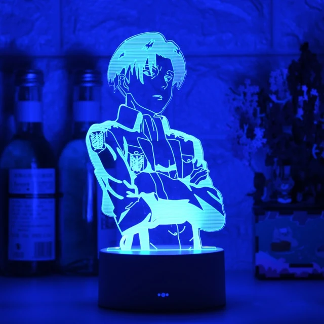 Attack on Titan Nacht Lampe mit Farbwechsel Effekt und 3D LED