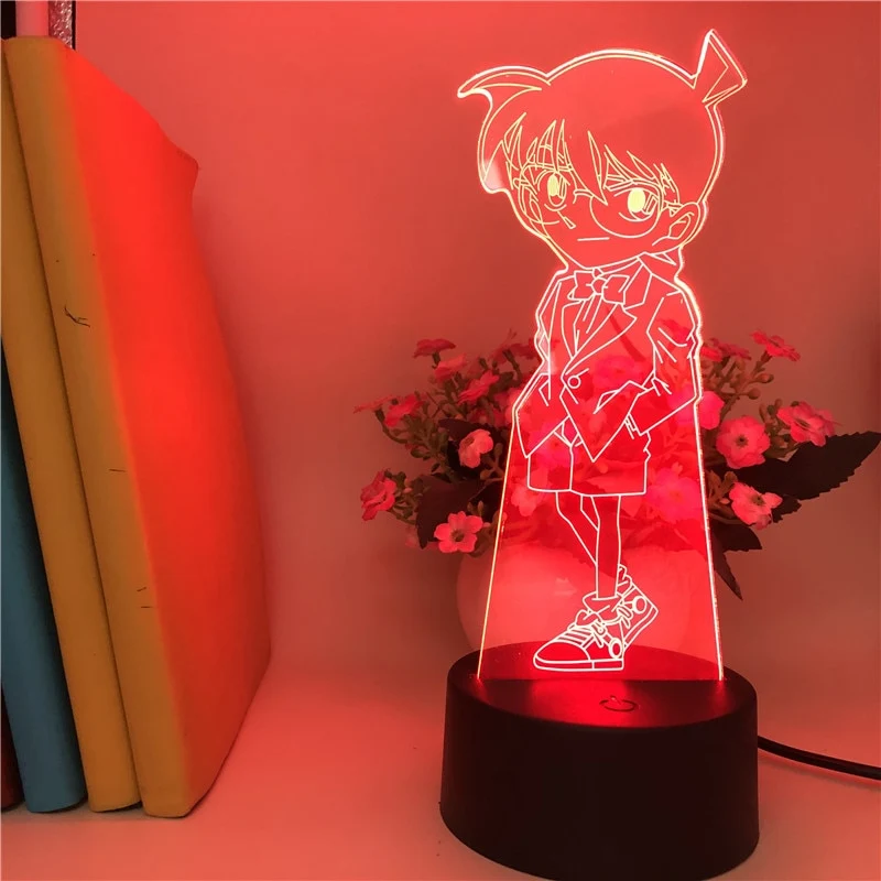 Detektiv Conan Anime Nacht Lampe mit 3D LED Effekt