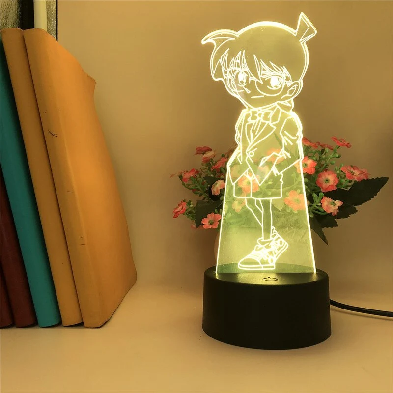Detektiv Conan Anime Nacht Lampe mit 3D LED Effekt