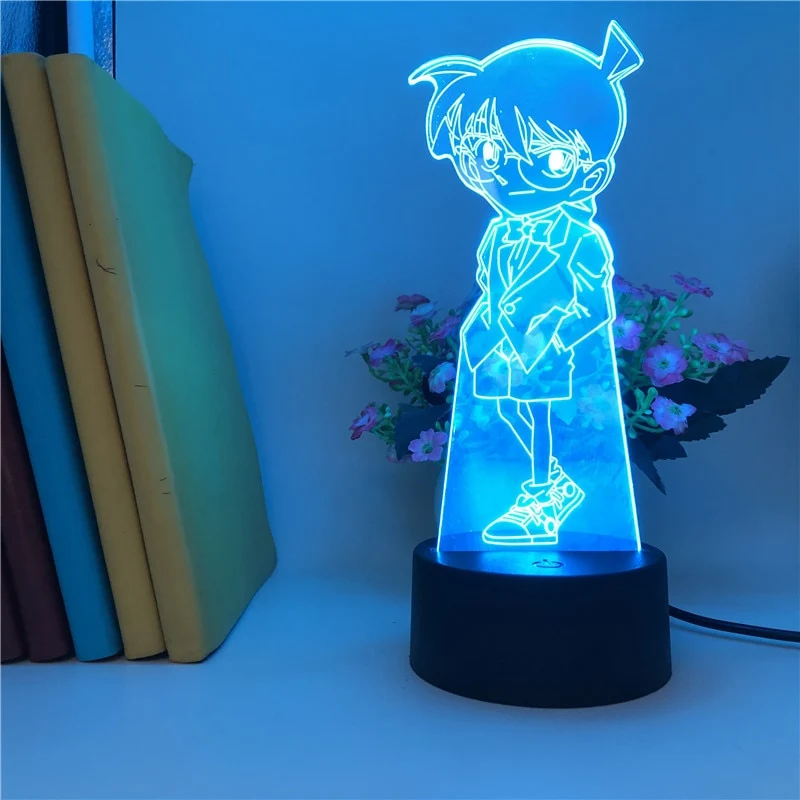 Detektiv Conan Anime Nacht Lampe mit 3D LED Effekt