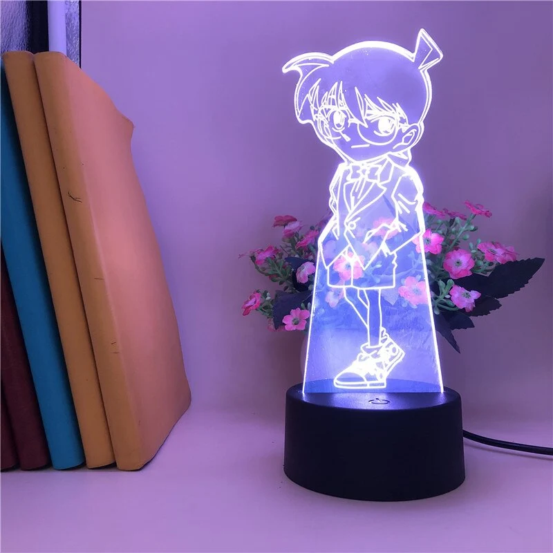 Detektiv Conan Anime Nacht Lampe mit 3D LED Effekt