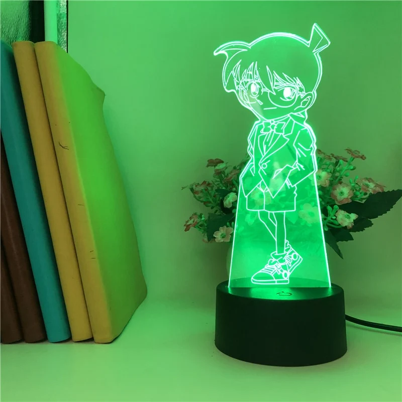 Detektiv Conan Anime Nacht Lampe mit 3D LED Effekt