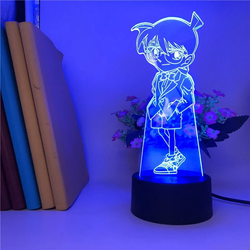 Detektiv Conan Anime Nacht Lampe mit 3D LED Effekt