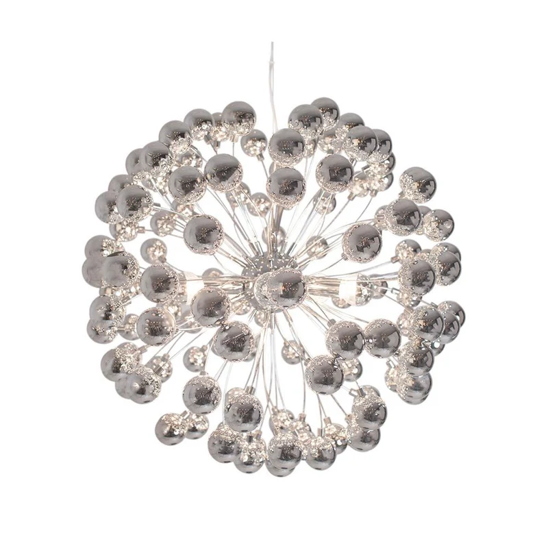 LED Hängelampe Carroll Ø 58cm Chrom