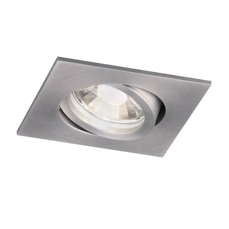 s.luce GU10 Einbaustrahler Prim schwenkbar 230V Alu-Matt