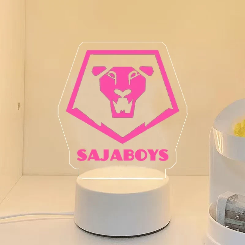KPop Demon Hunters Nachtlicht HunterX Deko Lampe, Zoey Rumi Mira Saja Boys Motive