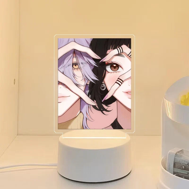 KPop Demon Hunters Nachtlicht HunterX Deko Lampe, Zoey Rumi Mira Saja Boys Motive