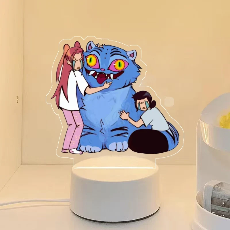 KPop Demon Hunters Nachtlicht HunterX Deko Lampe, Zoey Rumi Mira Saja Boys Motive