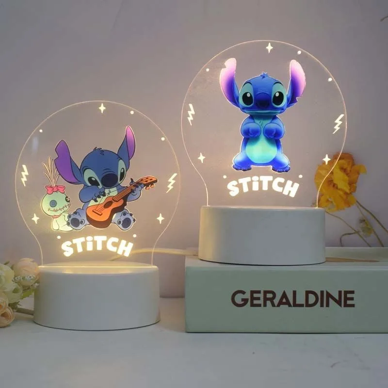 Wundervolles Lilo & Stitch Nachtlicht Deko Lampe für Kinderzimmer