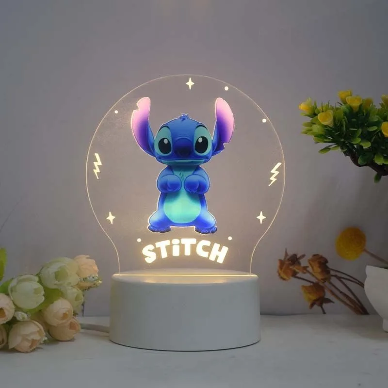 Wundervolles Lilo & Stitch Nachtlicht Deko Lampe für Kinderzimmer