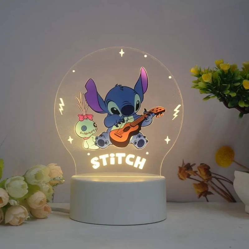 Wundervolles Lilo & Stitch Nachtlicht Deko Lampe für Kinderzimmer