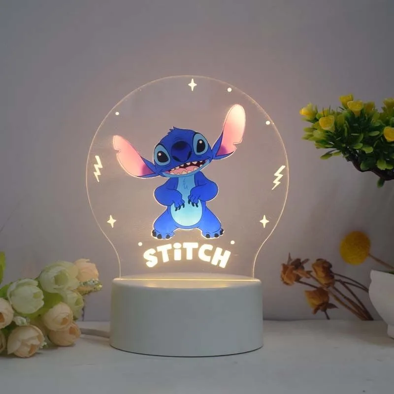 Wundervolles Lilo & Stitch Nachtlicht Deko Lampe für Kinderzimmer