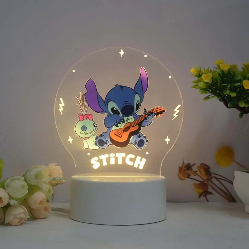 Wundervolles Lilo & Stitch Nachtlicht Deko Lampe für Kinderzimmer