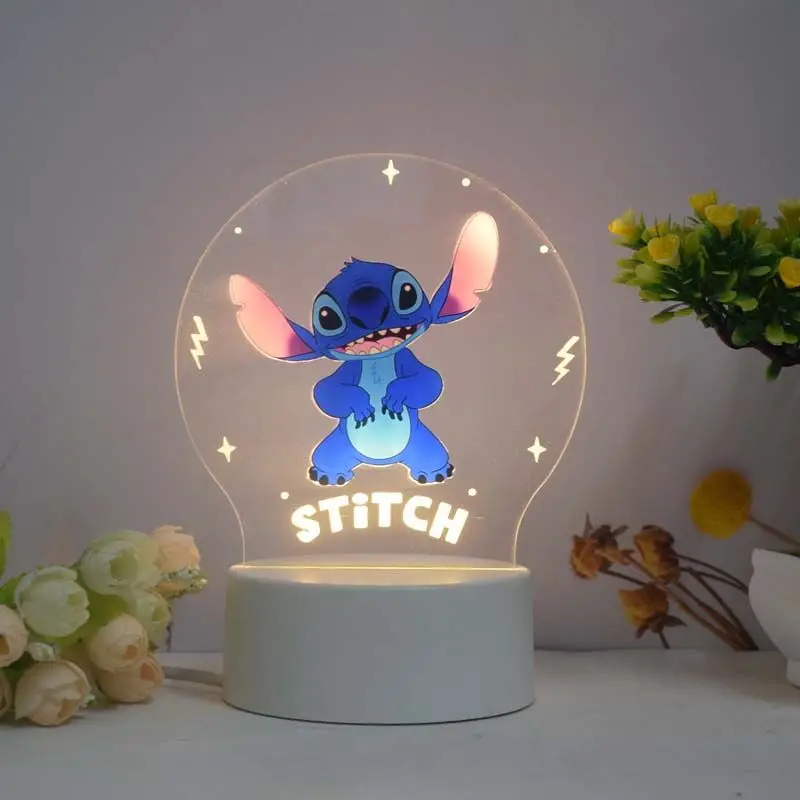 Wundervolles Lilo & Stitch Nachtlicht Deko Lampe für Kinderzimmer