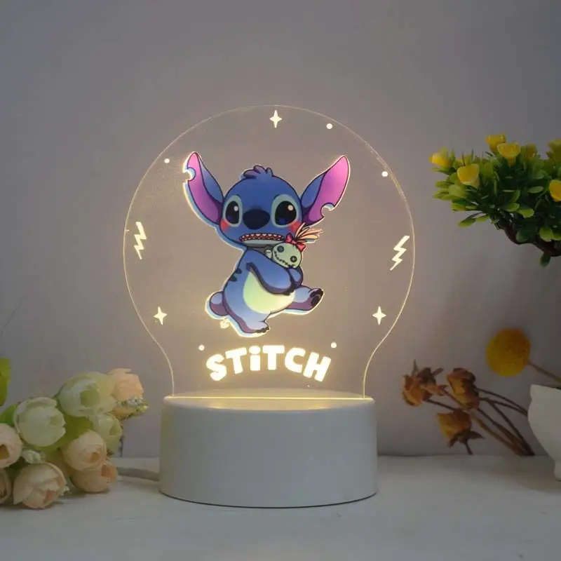 Wundervolles Lilo & Stitch Nachtlicht Deko Lampe für Kinderzimmer