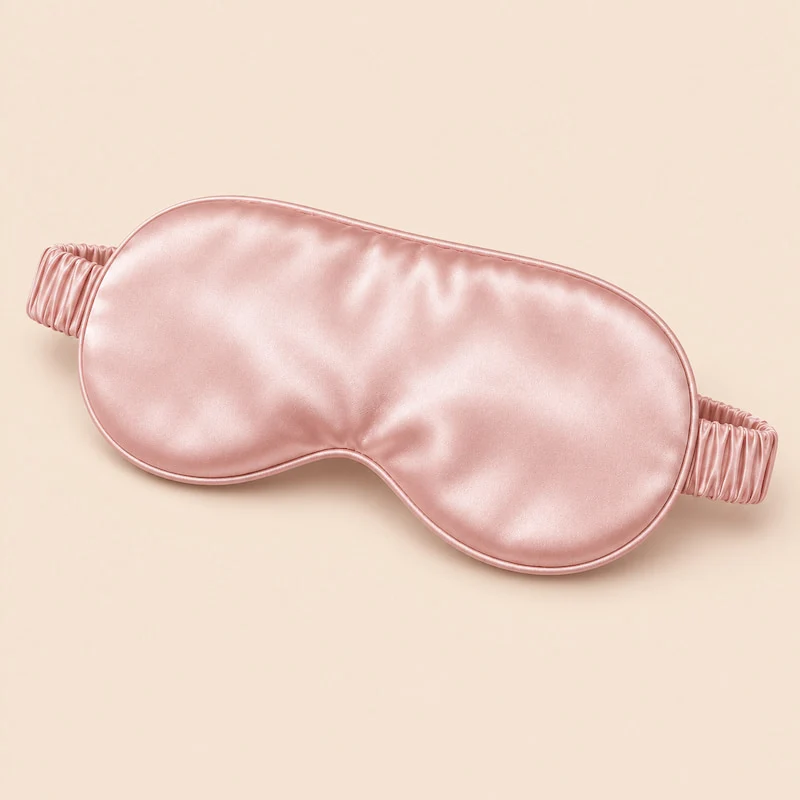 Masque de sommeil en soie de mûrier 100 %, 19 mommes