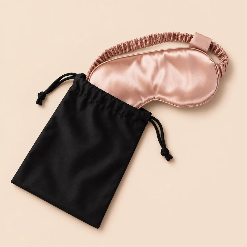 Masque de sommeil en soie de mûrier 100 %, 19 mommes