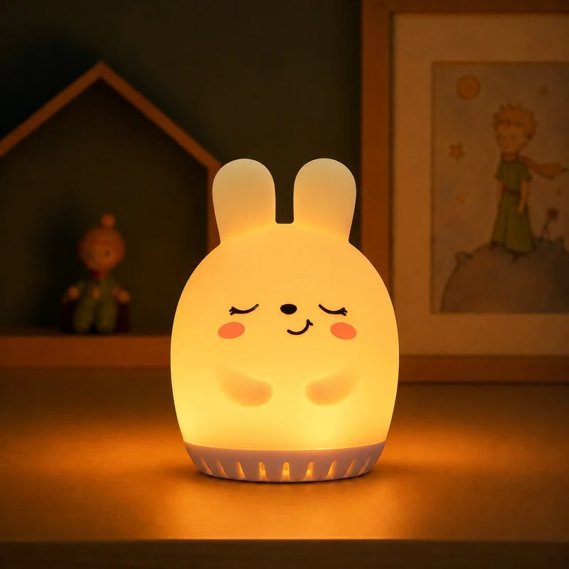 Veilleuse lapin à bruit blanc nomade - RabLight