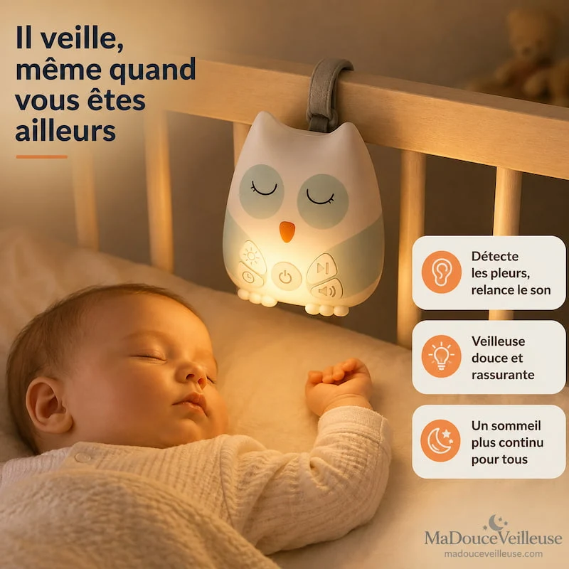 Machine à Bruit Blanc Bébé Hibou – OwlSleep
