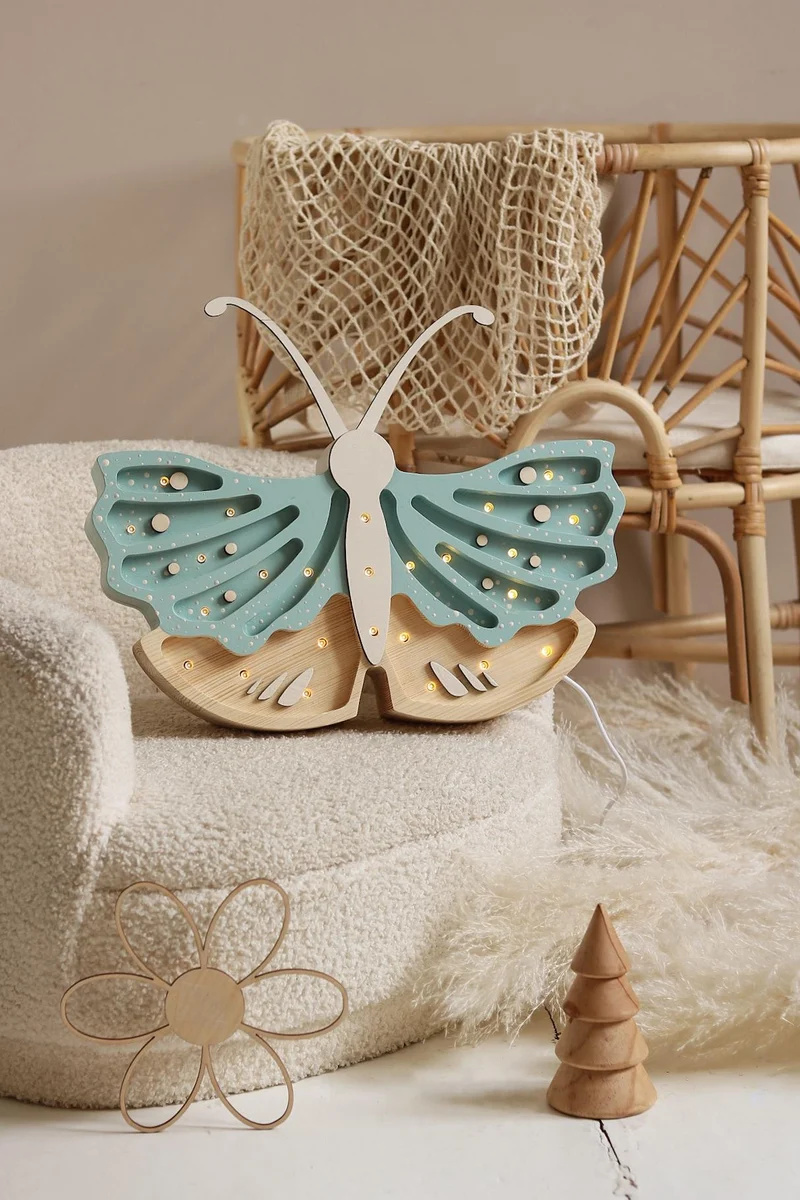 Little Lights Butterfly Night Light | Blue Jay