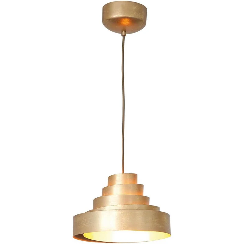 Pendelleuchte Comparsa Eisen Gold