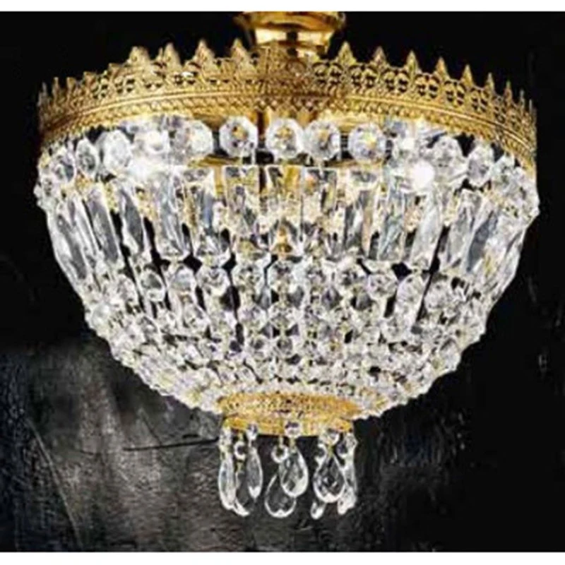 Cupola Gold Deckenleuchte 3-flammig 24 Karat verGoldet Ø 40cm