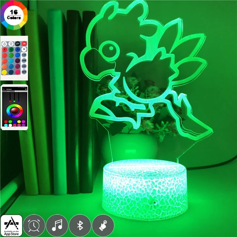 3D LED Hologramm Nachtlampe Final Fantasy Chocobo