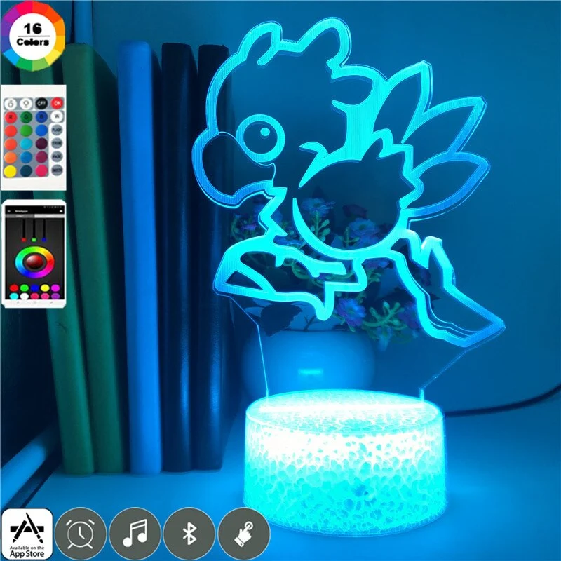 3D LED Hologramm Nachtlampe Final Fantasy Chocobo