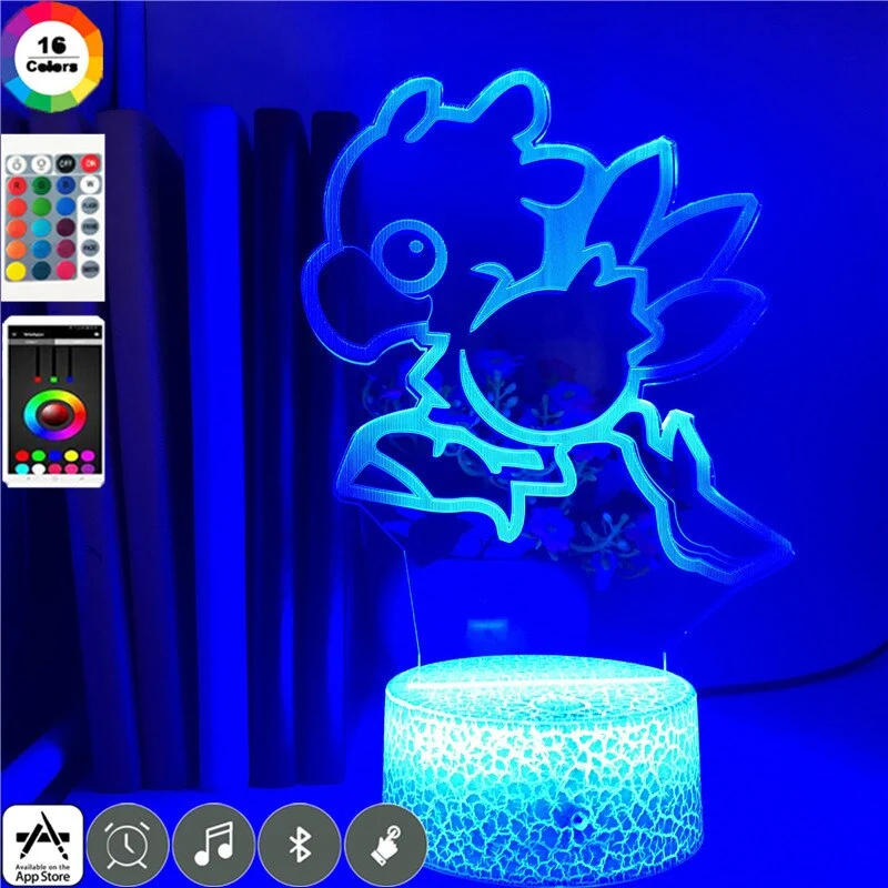 3D LED Hologramm Nachtlampe Final Fantasy Chocobo