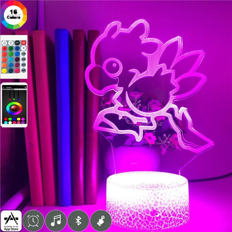 3D LED Hologramm Nachtlampe Final Fantasy Chocobo