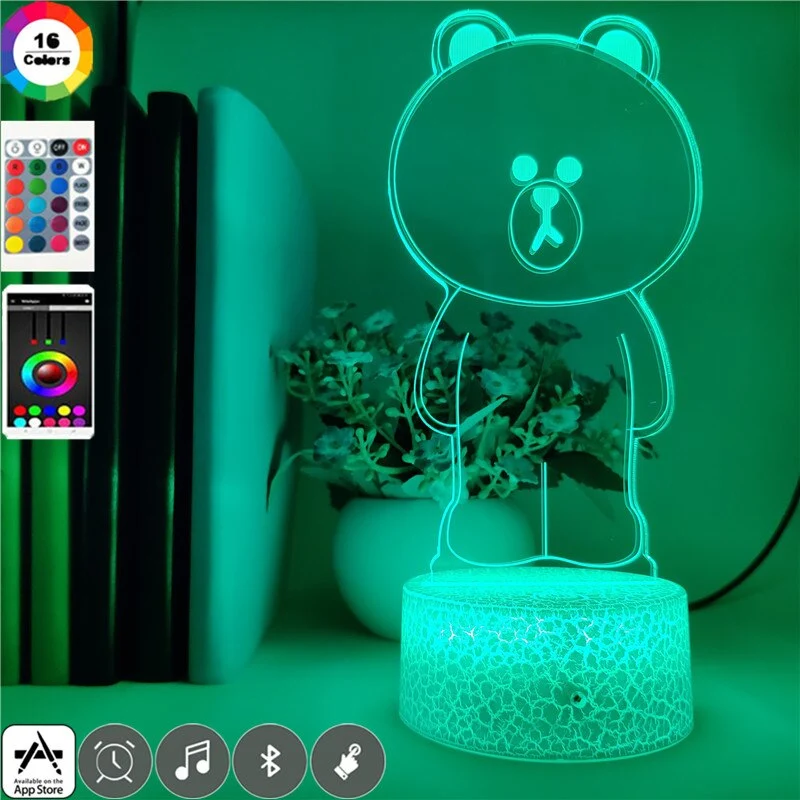 Niedlicher Teddybär als LED Nachtlicht