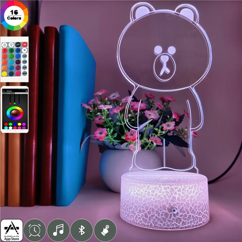 Niedlicher Teddybär als LED Nachtlicht